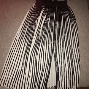 Black and white skirt